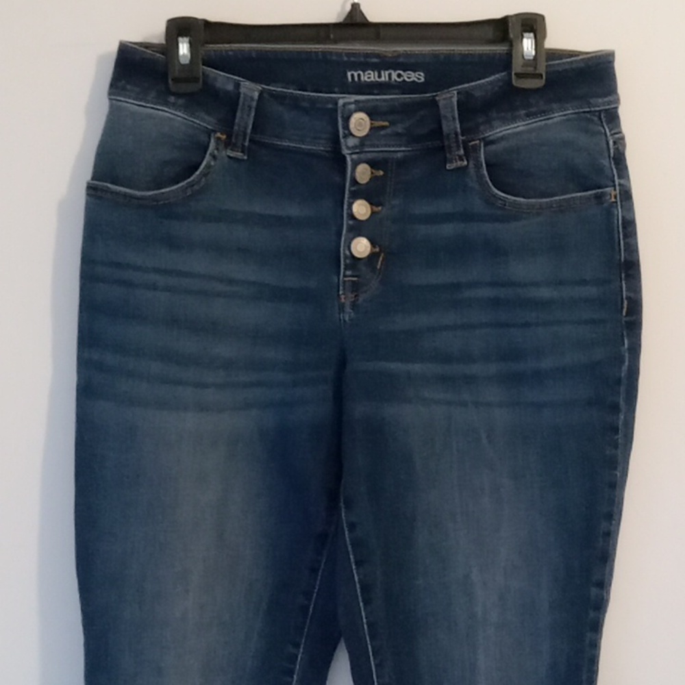 Maurices Dark Denim Jeans L Reg